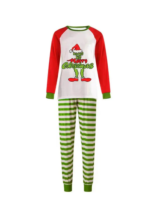 New Year's Parent-child Outfit Plaid Christmas Pajamas Cotton Parent-child Outfit (Mom's Style) kakaclo