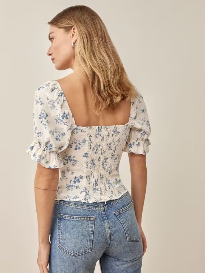 Design Sense Niche Shirt Women's Top-CROP TOP-[Adult]-[Female]-2022 Online Blue Zone Planet