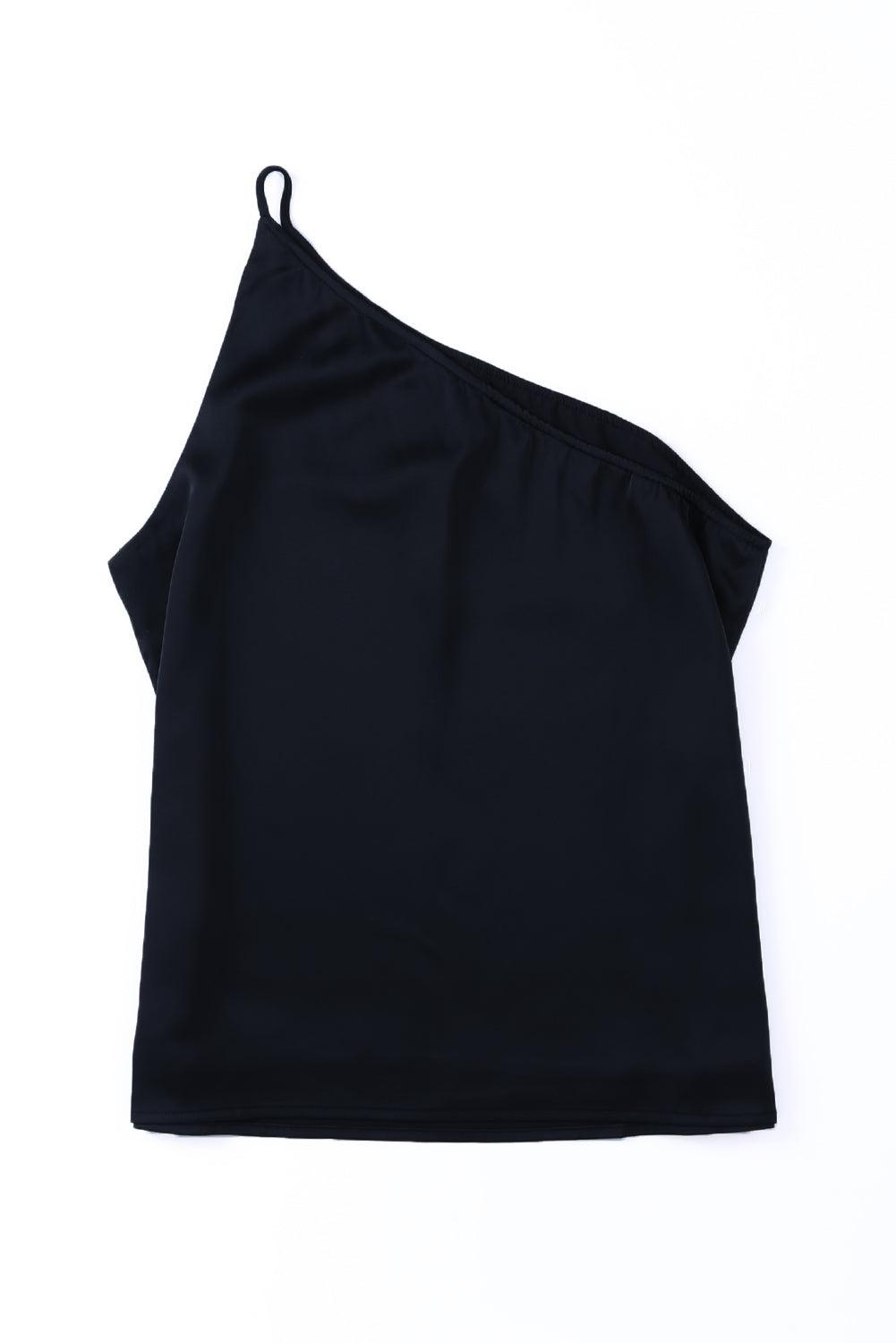 One-Shoulder Sleeveless Top BLUE ZONE PLANET