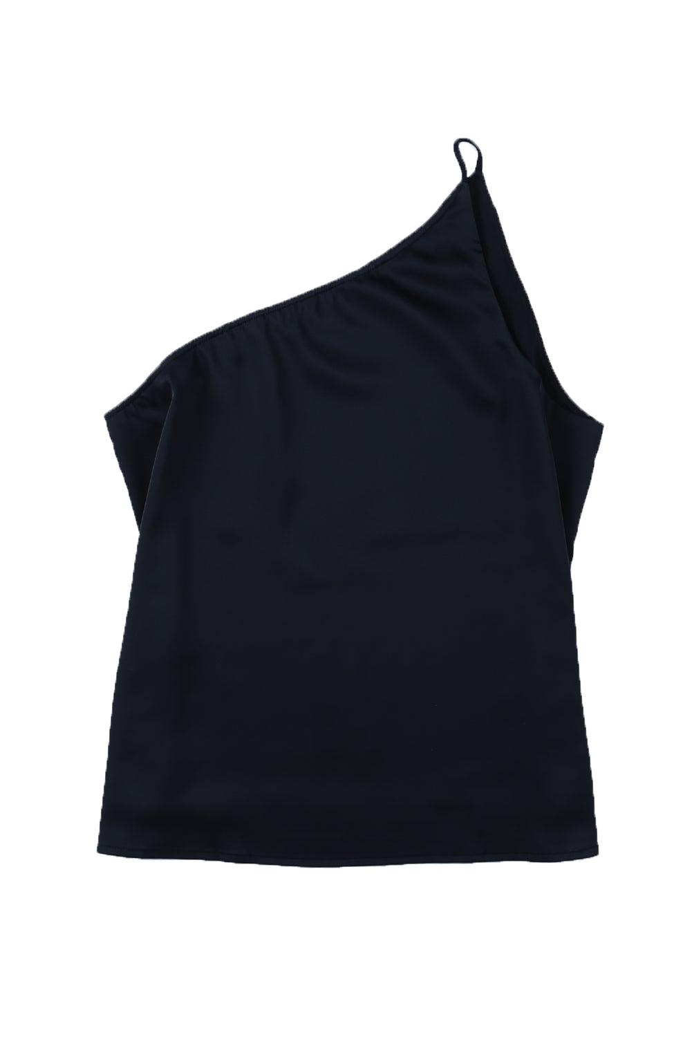 One-Shoulder Sleeveless Top BLUE ZONE PLANET
