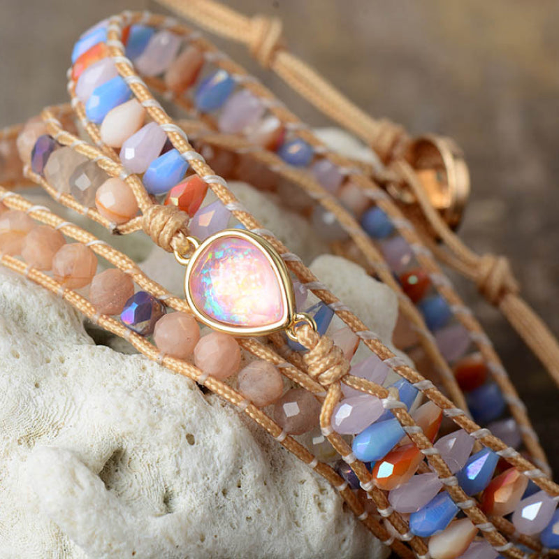 Opal Beaded Bracelet BLUE ZONE PLANET