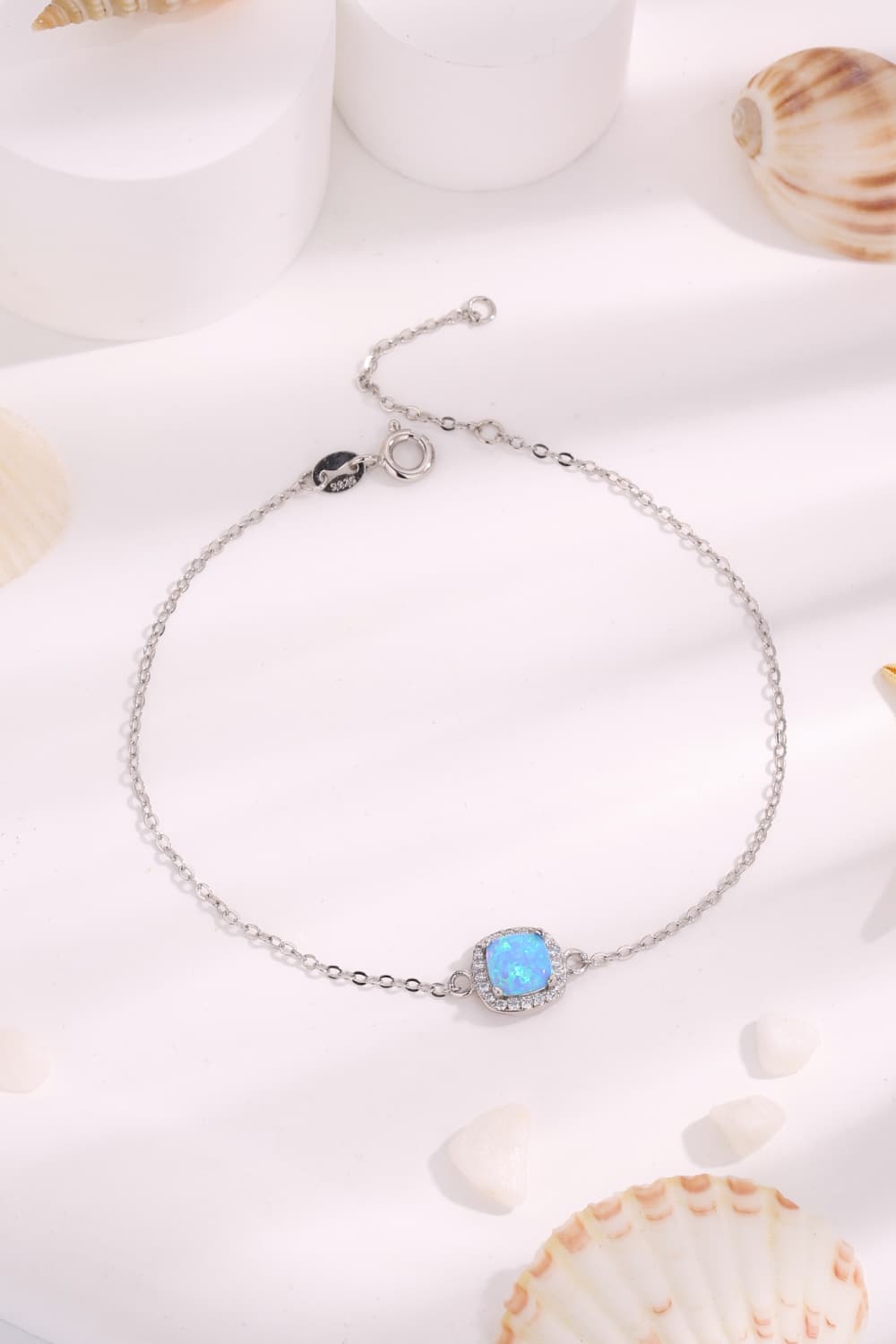 Opal Platinum-Plated Bracelet BLUE ZONE PLANET