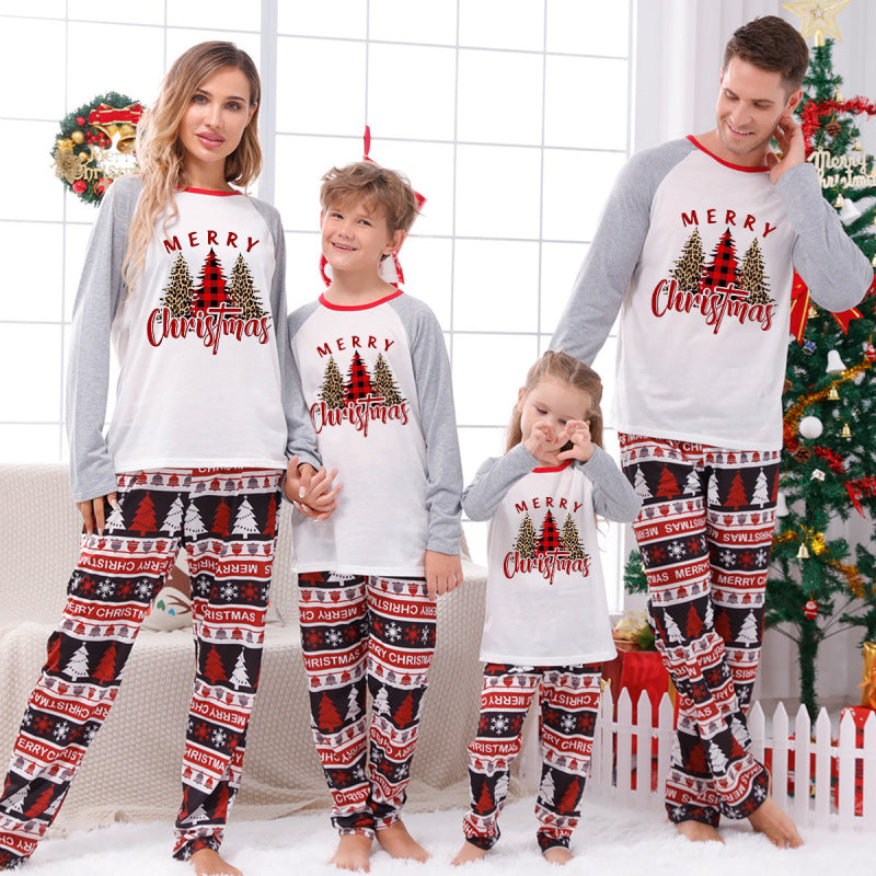 Blue Zone Planet | Home clothes Christmas home clothes parent-child suit plaid patchwork print home clothes-[Adult]-[Female]-Pattern1-S-2022 Online Blue Zone Planet