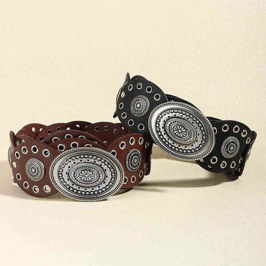 Oval PU Belt BLUE ZONE PLANET