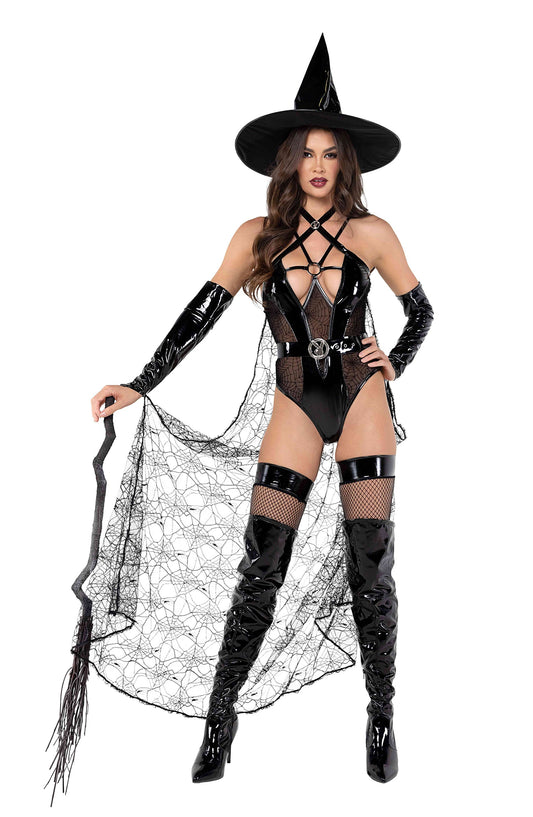 3 Piece Playboy Wicked Witch-Costumes-[Adult]-[Female]-2022 Online Blue Zone Planet