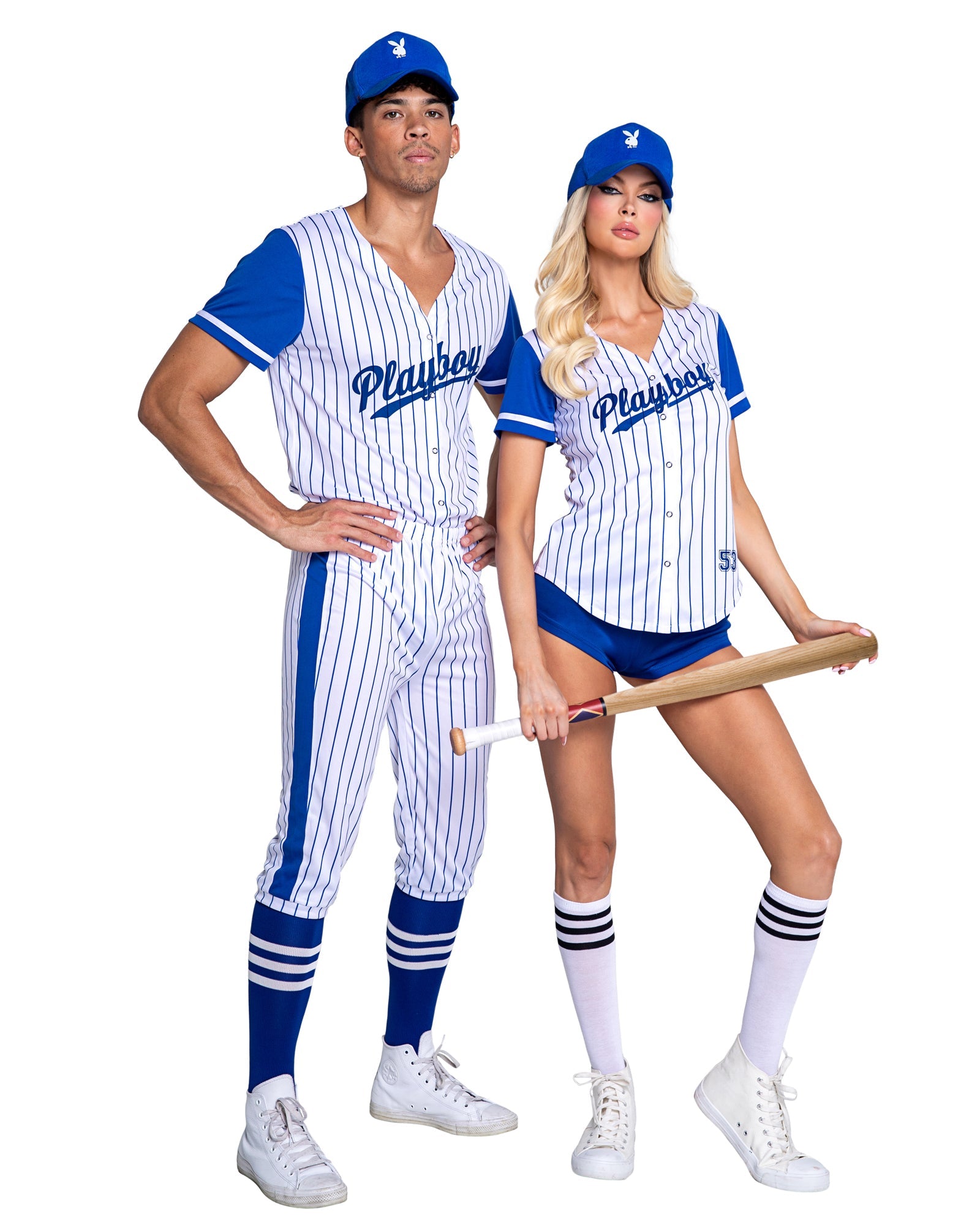 3 Piece Playboy Baseball Homerun Hottie-[Adult]-[Female]-2022 Online Blue Zone Planet