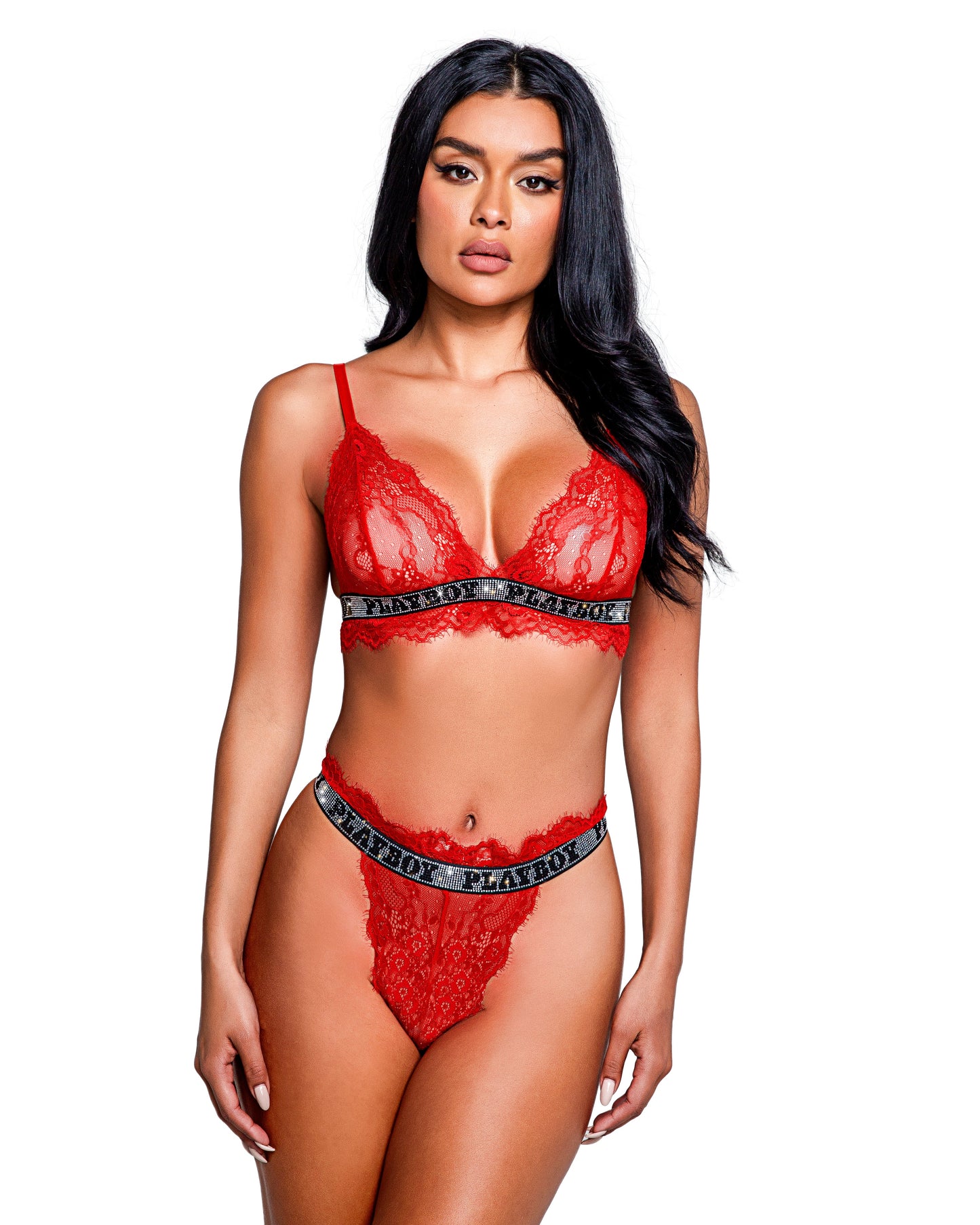 Blue Zone Planet | Playboy Starlet 2 Piece Set-[Adult]-[Female]-X-Small-Red-2022 Online Blue Zone Planet