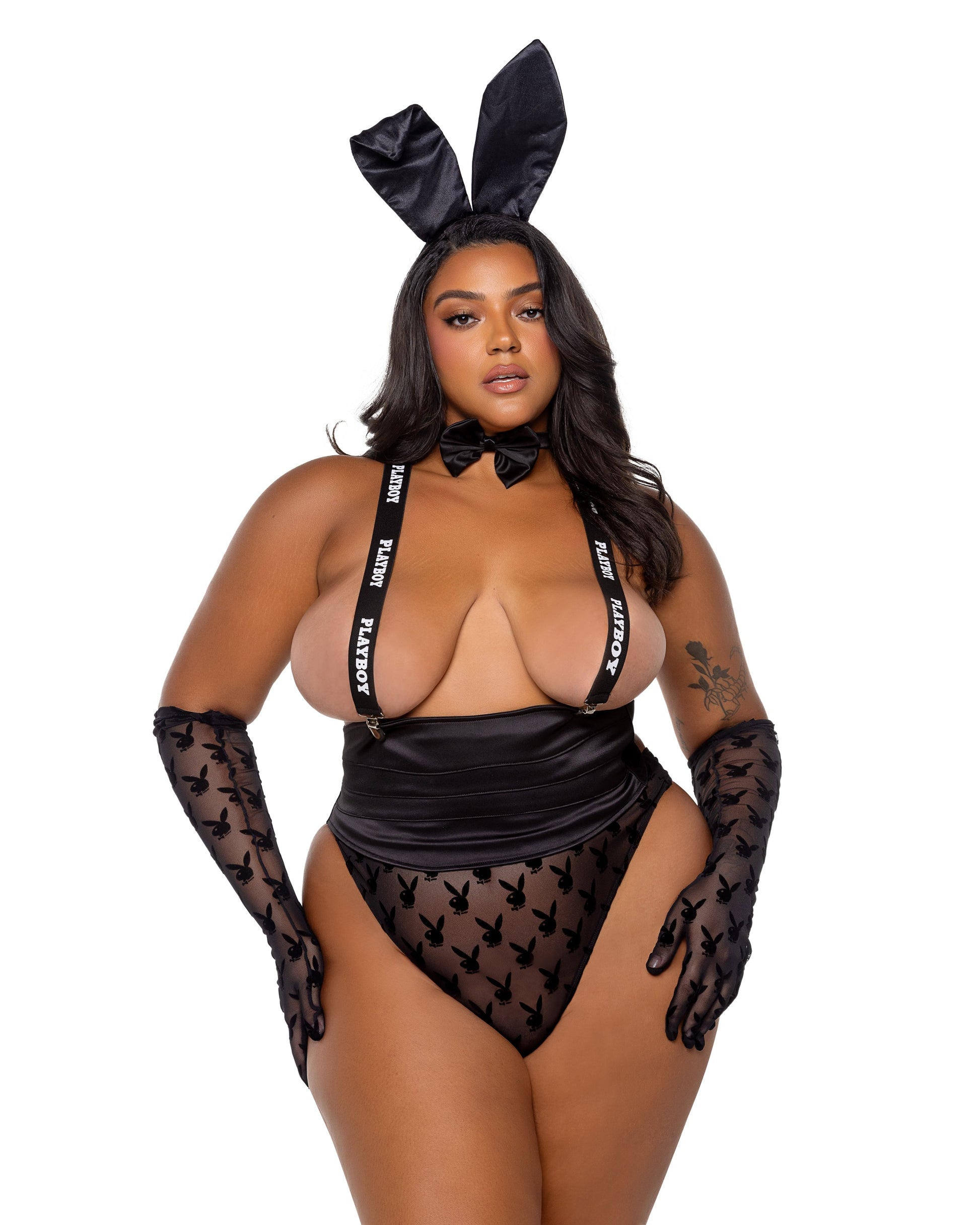 Playboy Topless Tux Suit-Lingerie-[Adult]-[Female]-Black-1-x-2022 Online Blue Zone Planet