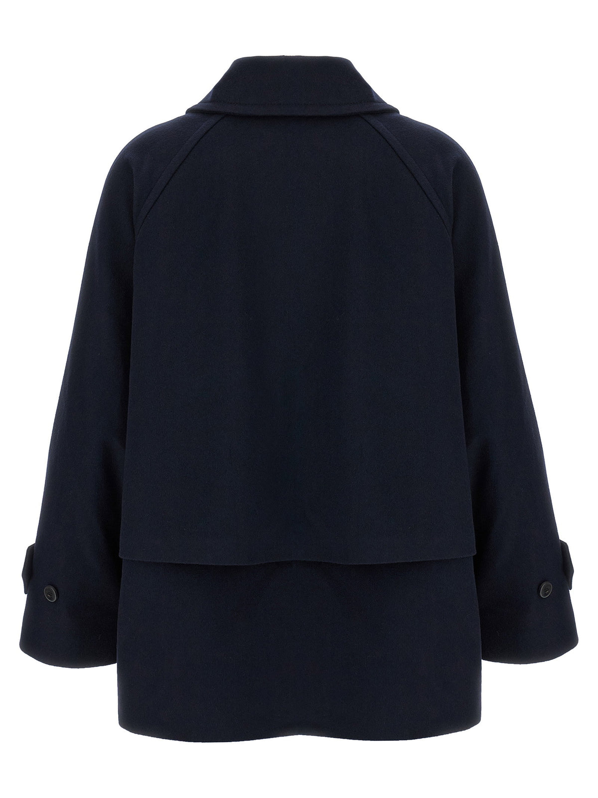 Alberto Biani Caban Coat-Coats-[Adult]-[Female]-2022 Online Blue Zone Planet