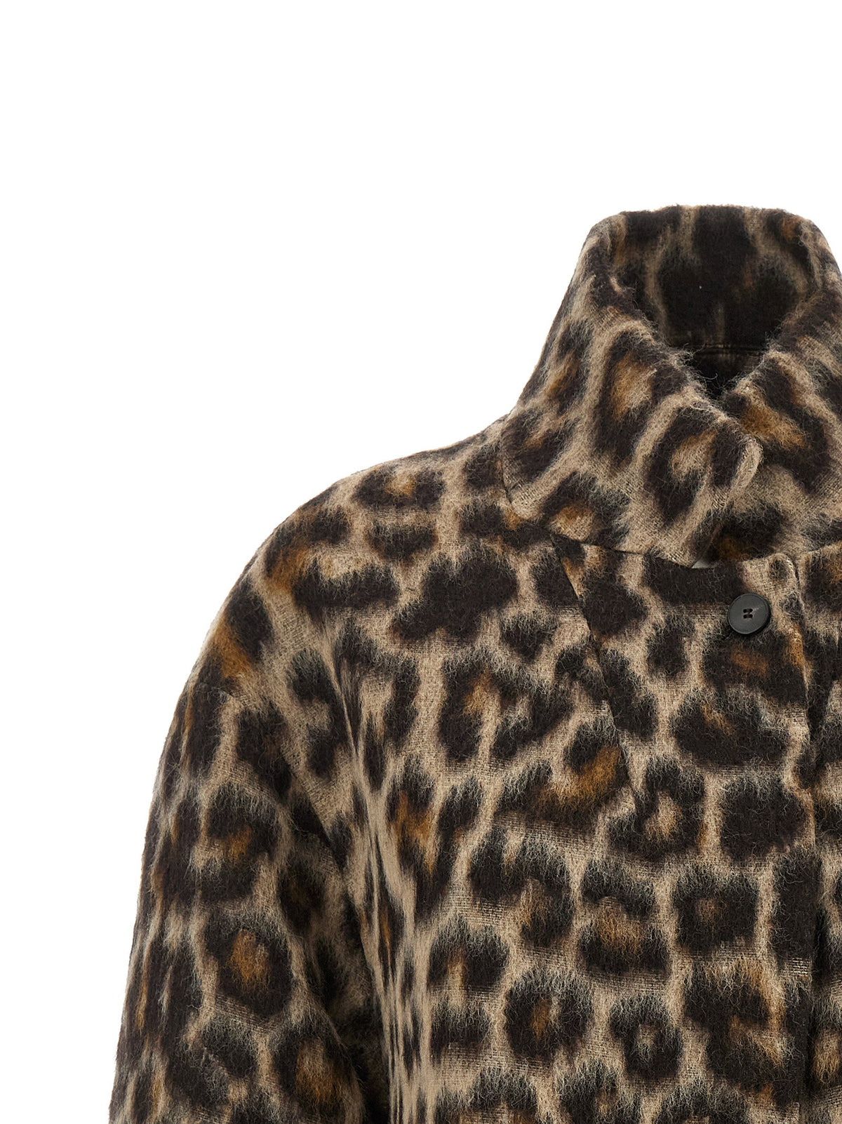 Alberto Biani Animalier Caban-Coats-[Adult]-[Female]-2022 Online Blue Zone Planet
