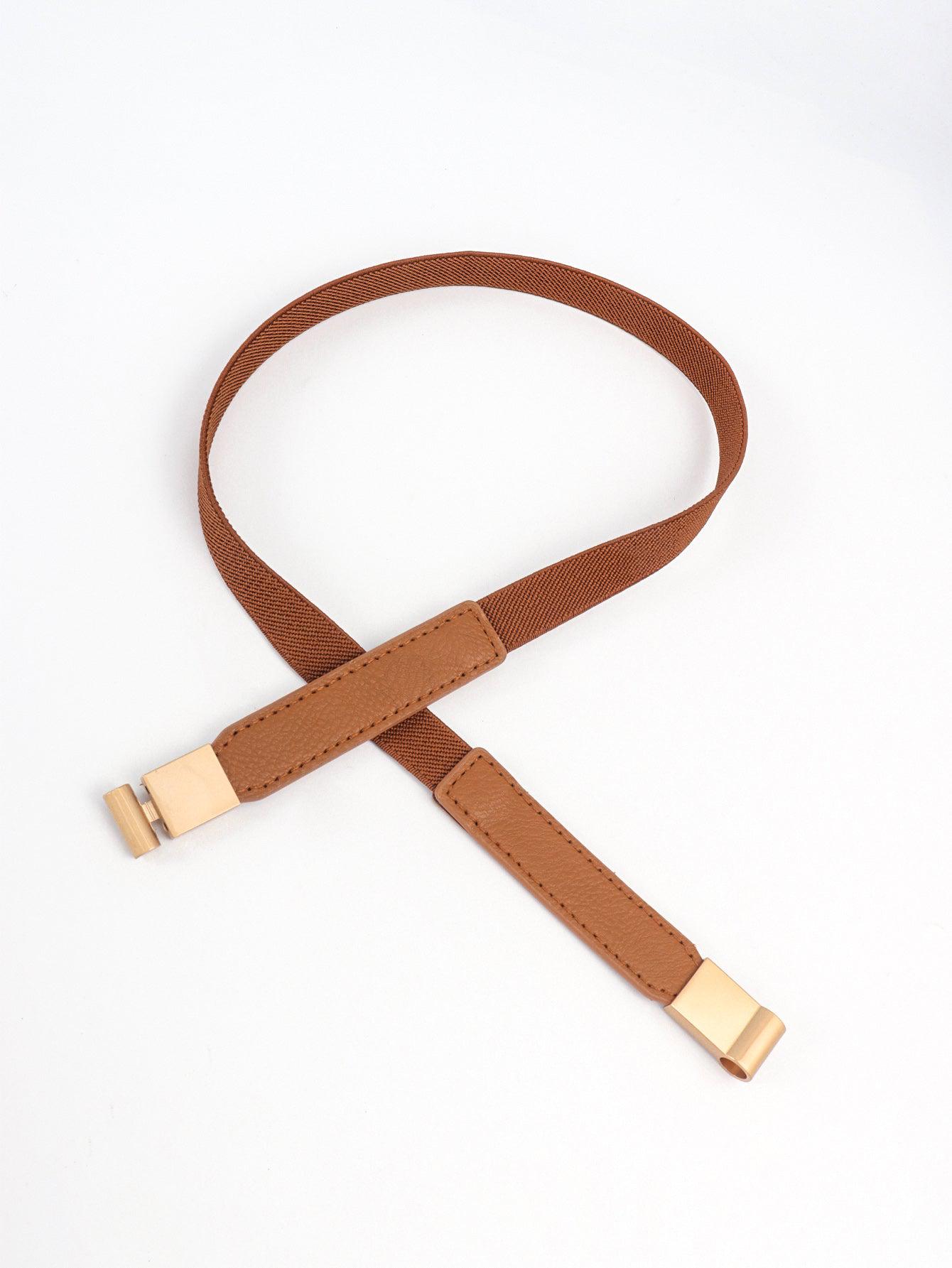 PU Elastic Skinny Belt BLUE ZONE PLANET