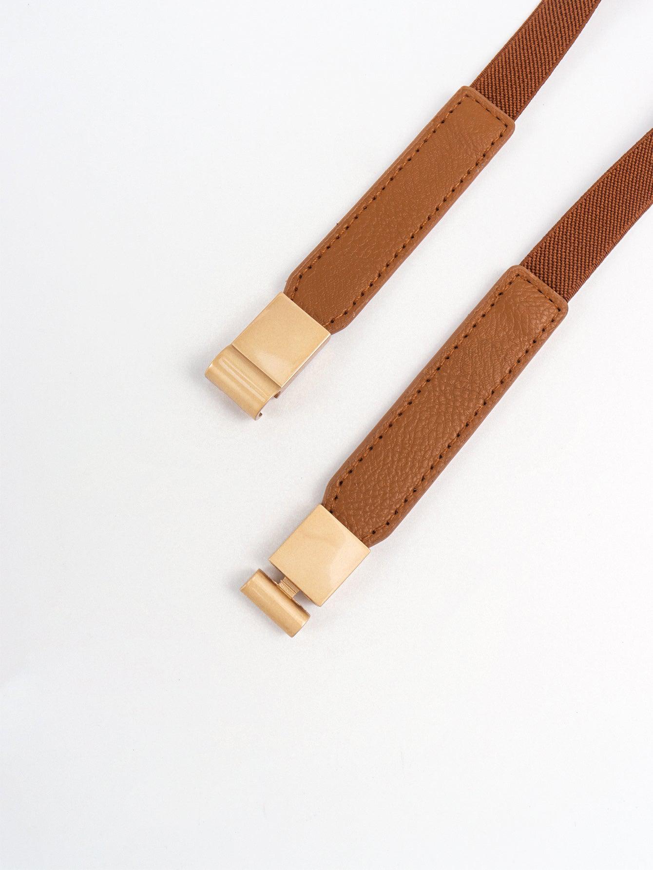 PU Elastic Skinny Belt BLUE ZONE PLANET