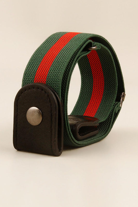 PU Elastic Snap Closure Belt BLUE ZONE PLANET
