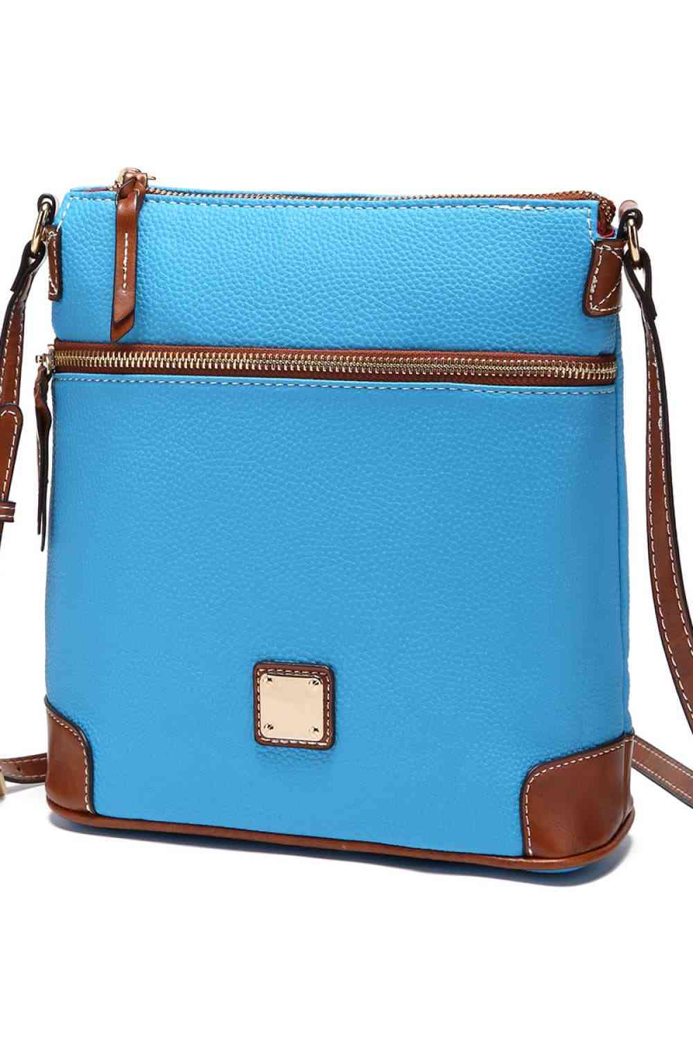 PU Leather Crossbody Bag BLUE ZONE PLANET