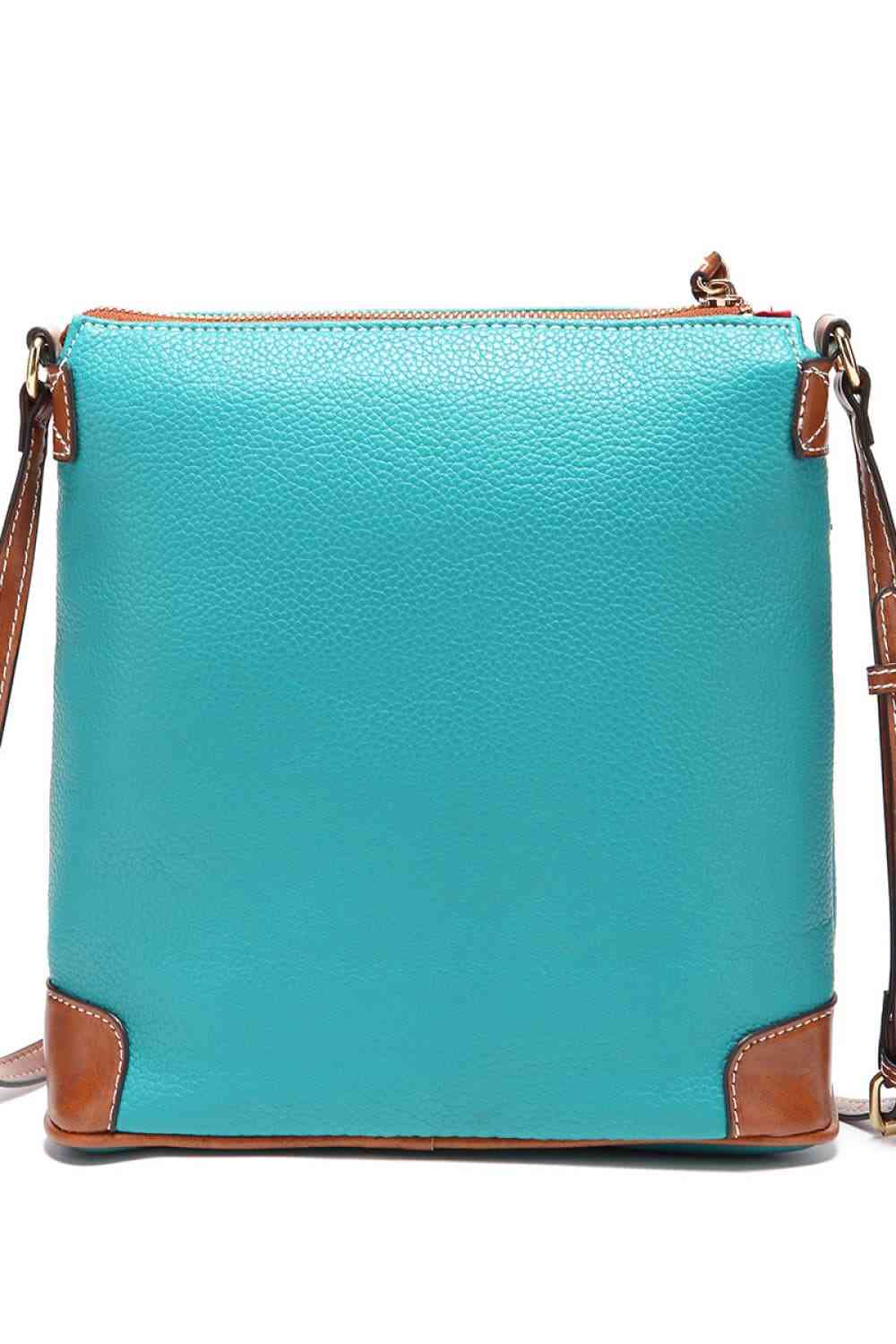 PU Leather Crossbody Bag BLUE ZONE PLANET