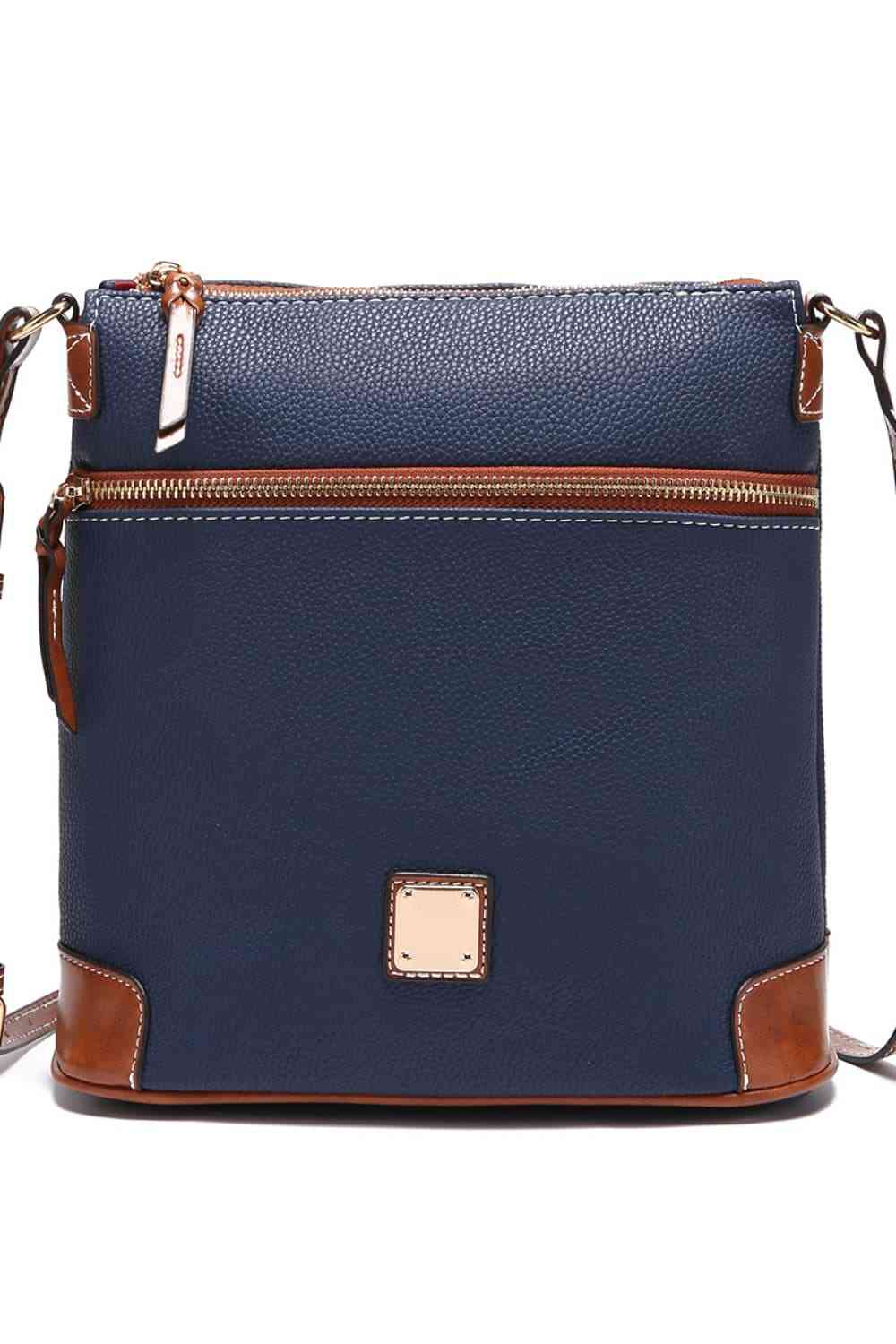 PU Leather Crossbody Bag BLUE ZONE PLANET