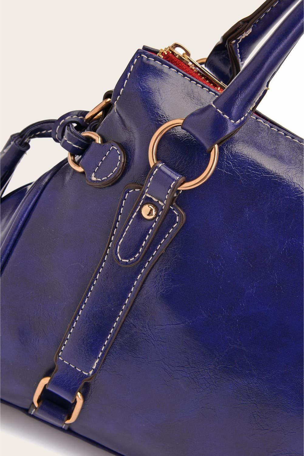 PU Leather Handbag BLUE ZONE PLANET