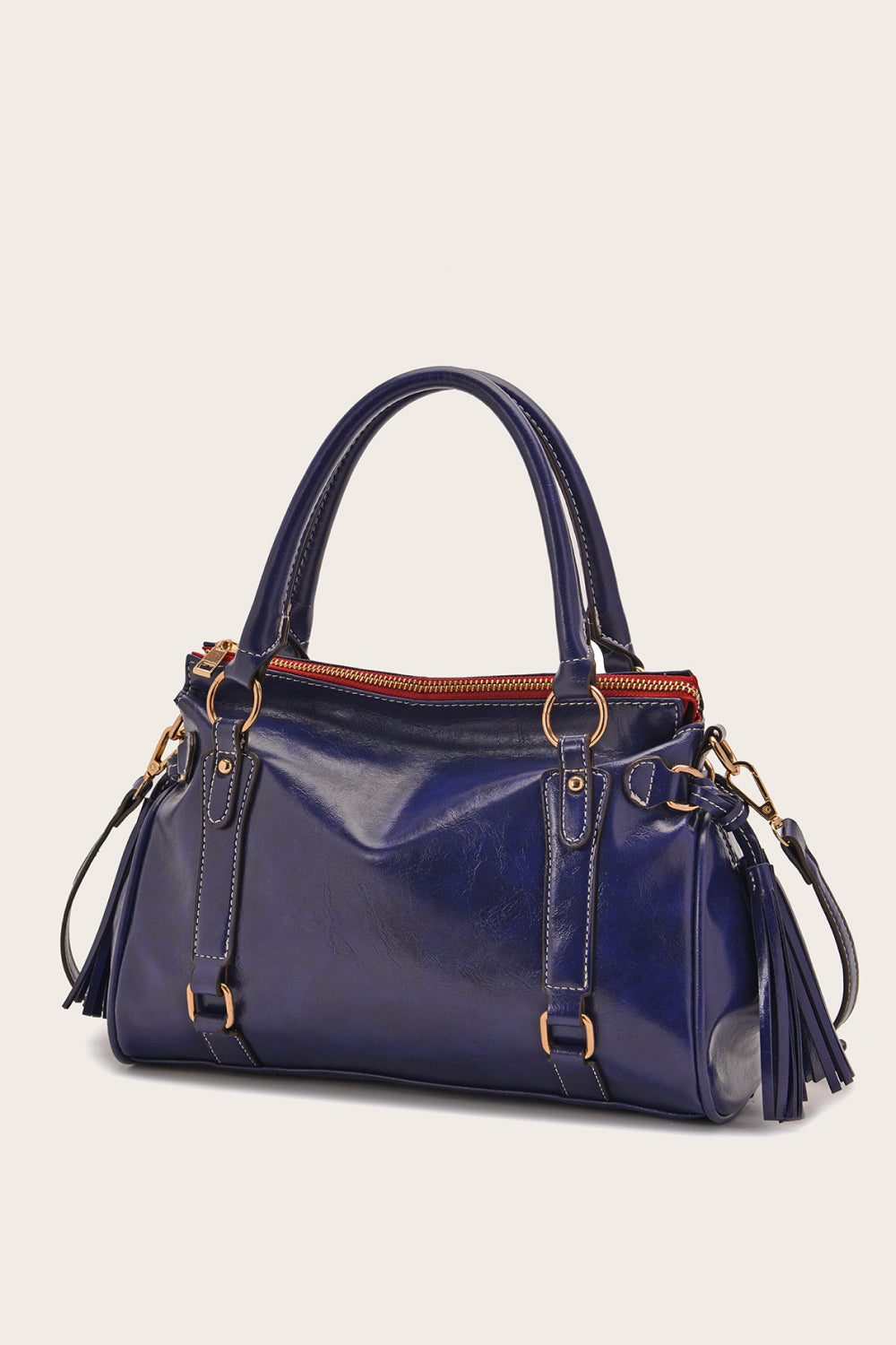 PU Leather Handbag BLUE ZONE PLANET