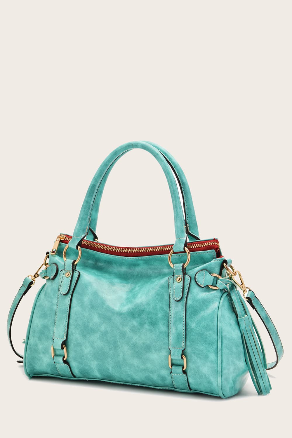 PU Leather Handbag BLUE ZONE PLANET