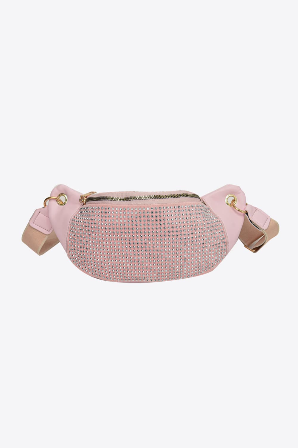 PU Leather Sling Bag-Handbags-[Adult]-[Female]-Blush Pink-One Size-2022 Online Blue Zone Planet