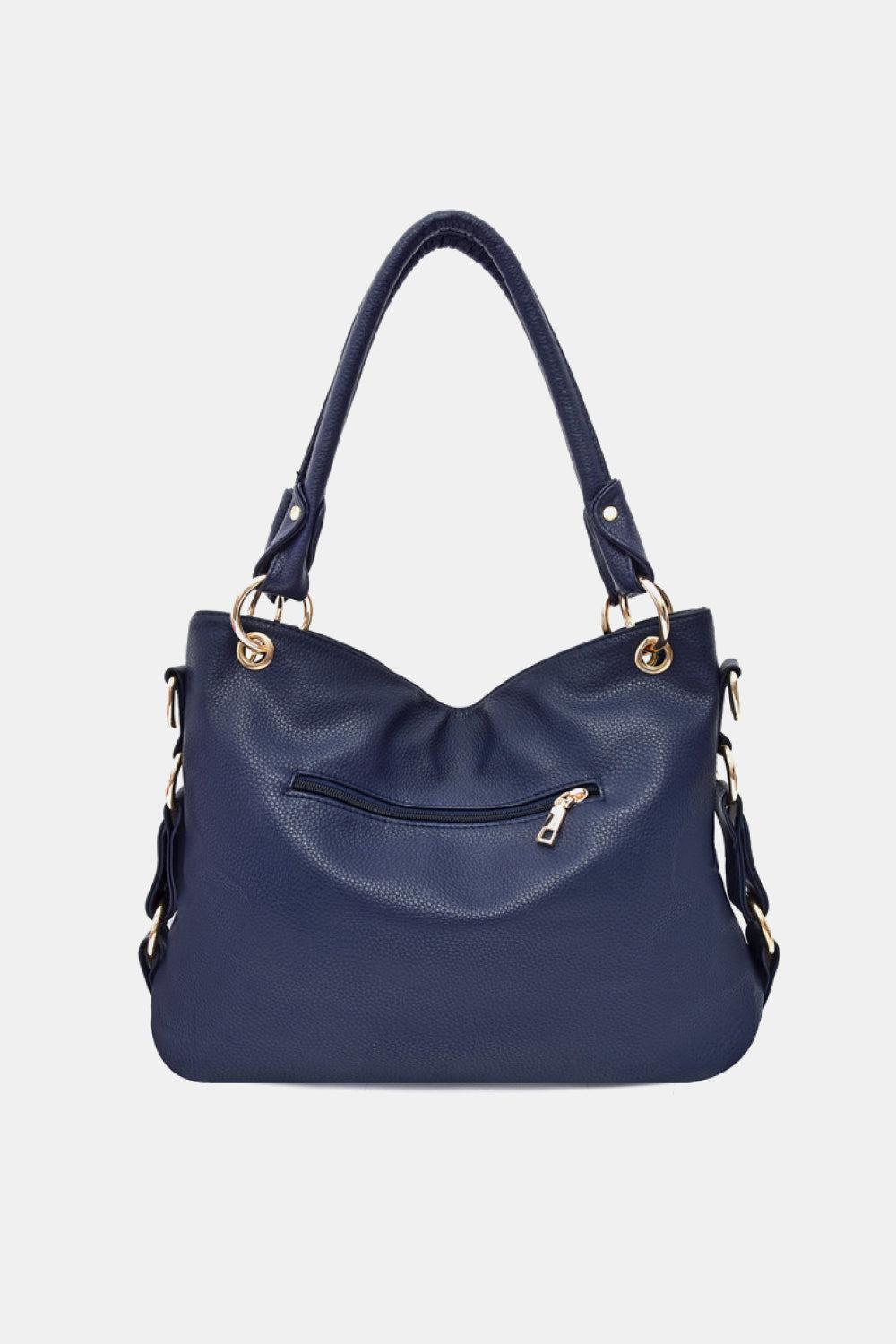 PU Leather Tote Bag BLUE ZONE PLANET