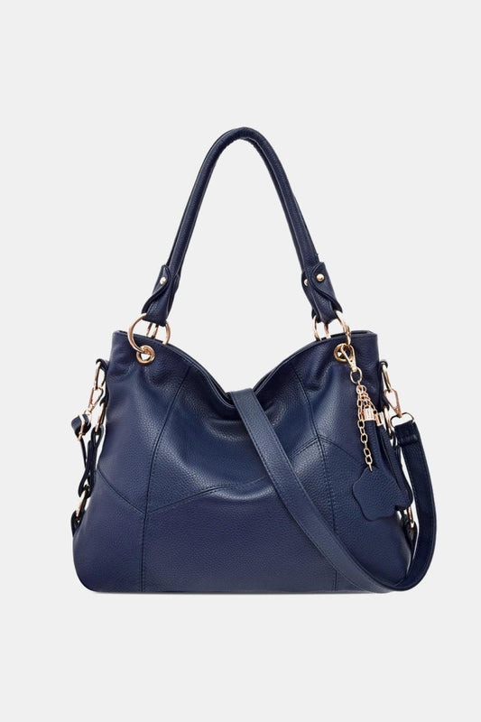 PU Leather Tote Bag BLUE ZONE PLANET