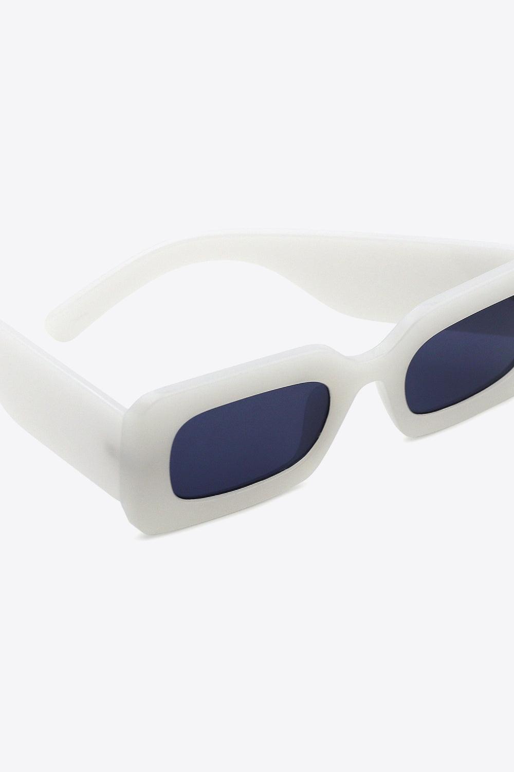 Polycarbonate Frame Rectangle Sunglasses BLUE ZONE PLANET