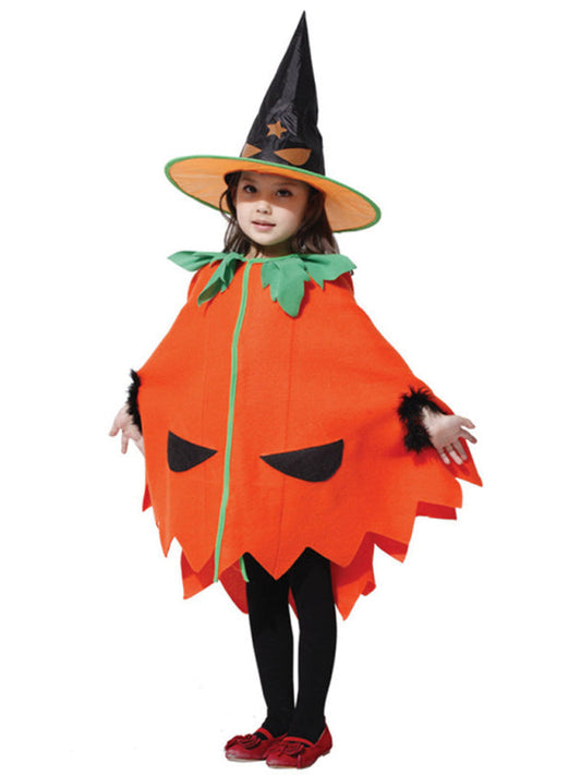 Pumpkin Cape Party Costume Halloween Kids Costumes BLUE ZONE PLANET