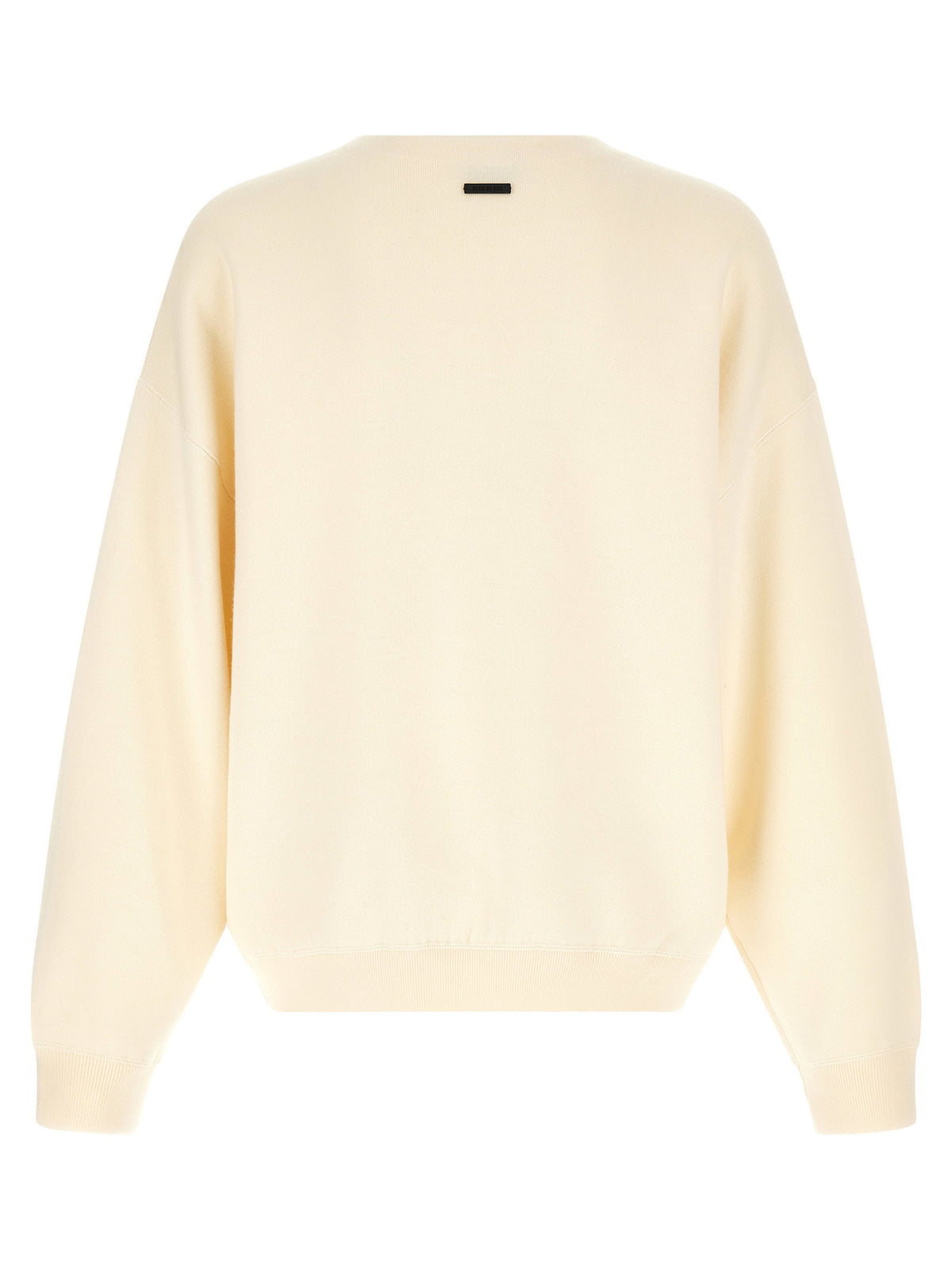 Fear Of God White Boat Neck Sweater-Topwear-[Adult]-[Female]-2022 Online Blue Zone Planet