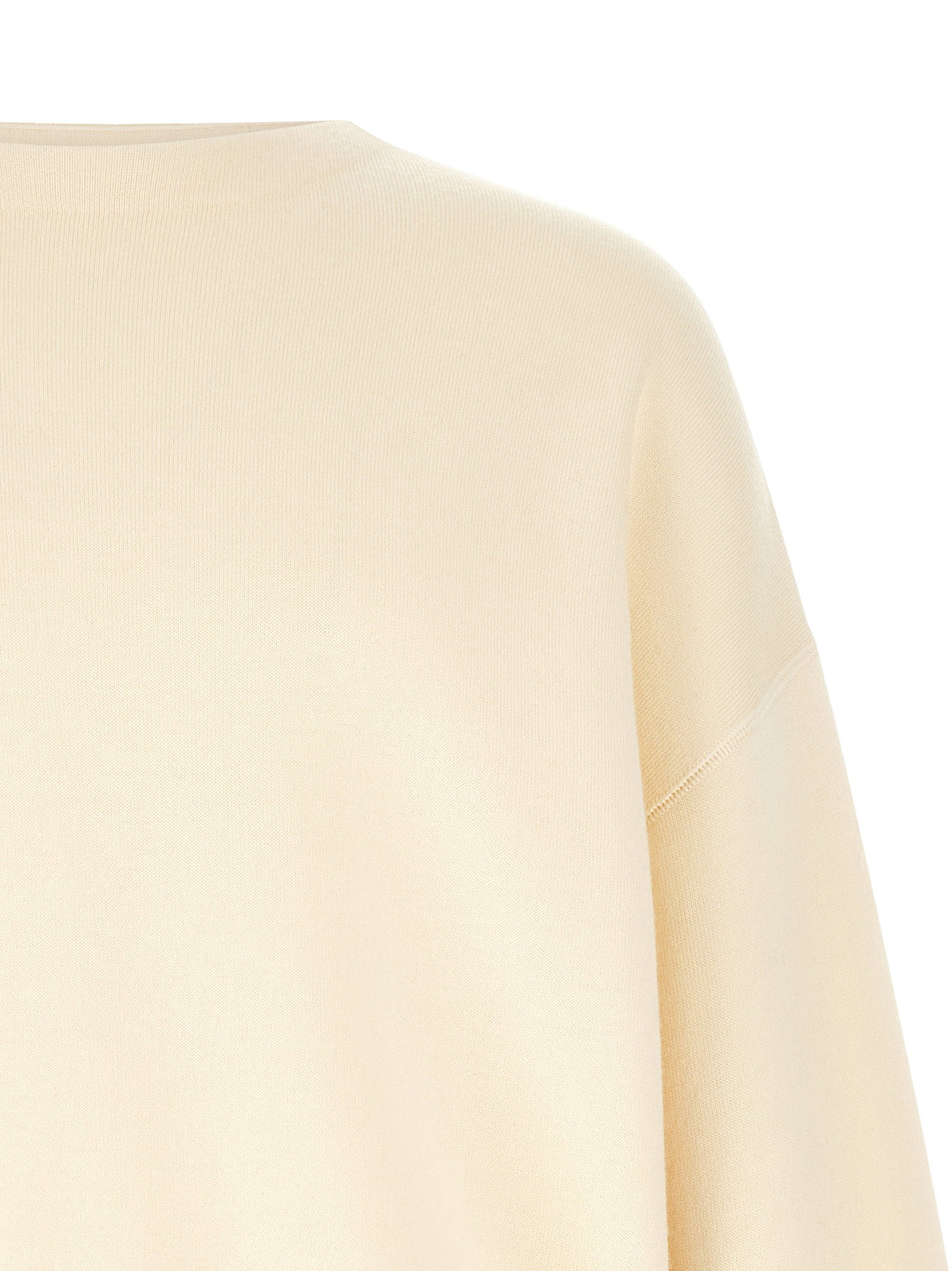 Fear Of God White Boat Neck Sweater-Topwear-[Adult]-[Female]-2022 Online Blue Zone Planet