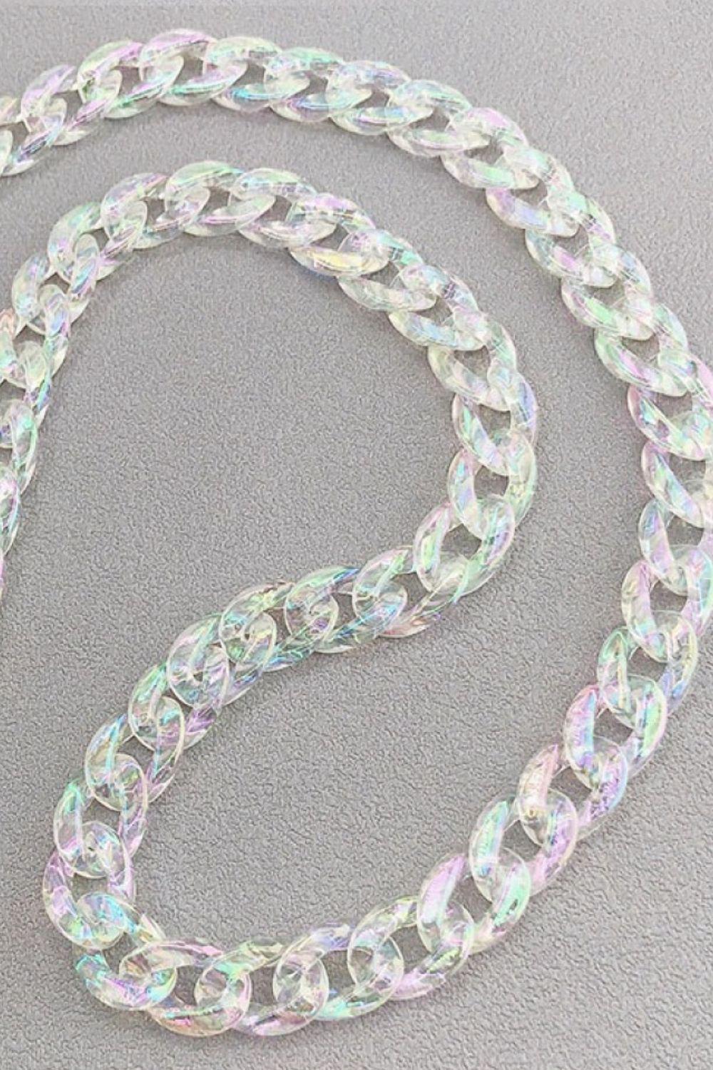 Resin Crossbody Chain-CROSSBODY CHAINS-[Adult]-[Female]-2022 Online Blue Zone Planet