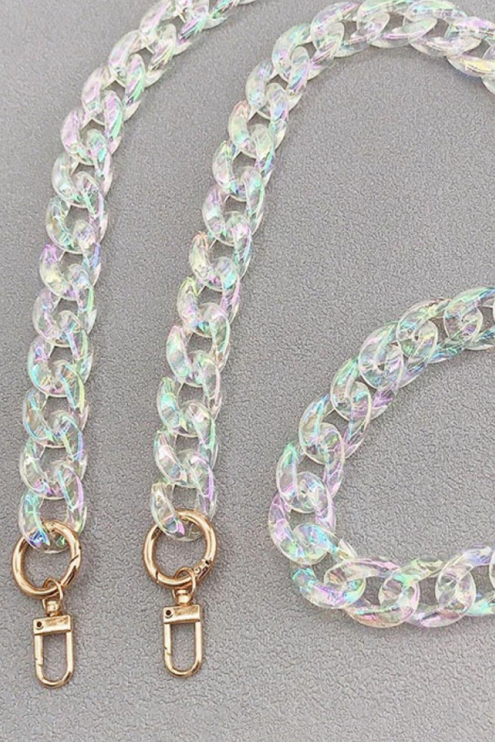 Resin Crossbody Chain-CROSSBODY CHAINS-[Adult]-[Female]-2022 Online Blue Zone Planet