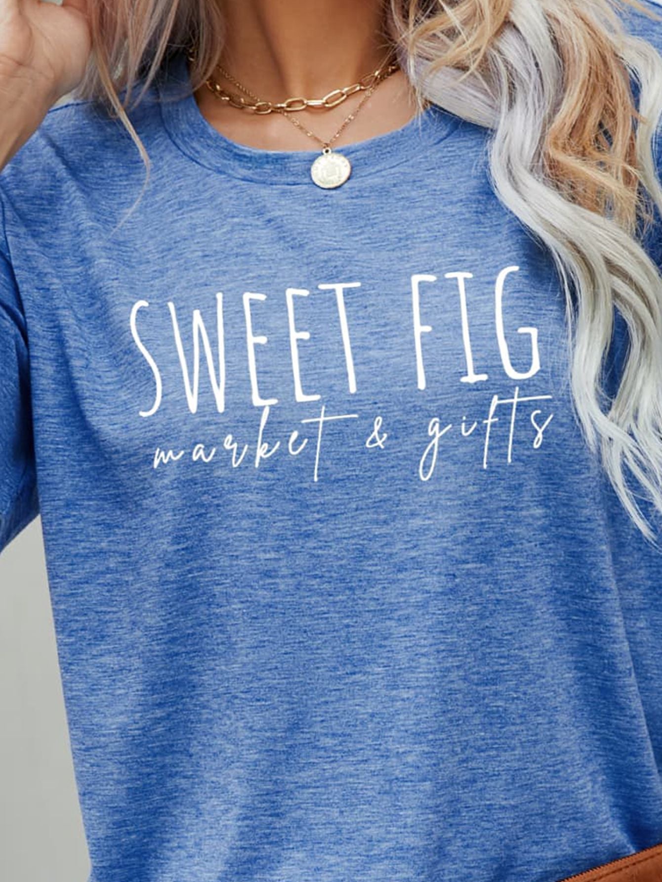 SWEET FIG MARKET & GIFTS Graphic Tee BLUE ZONE PLANET