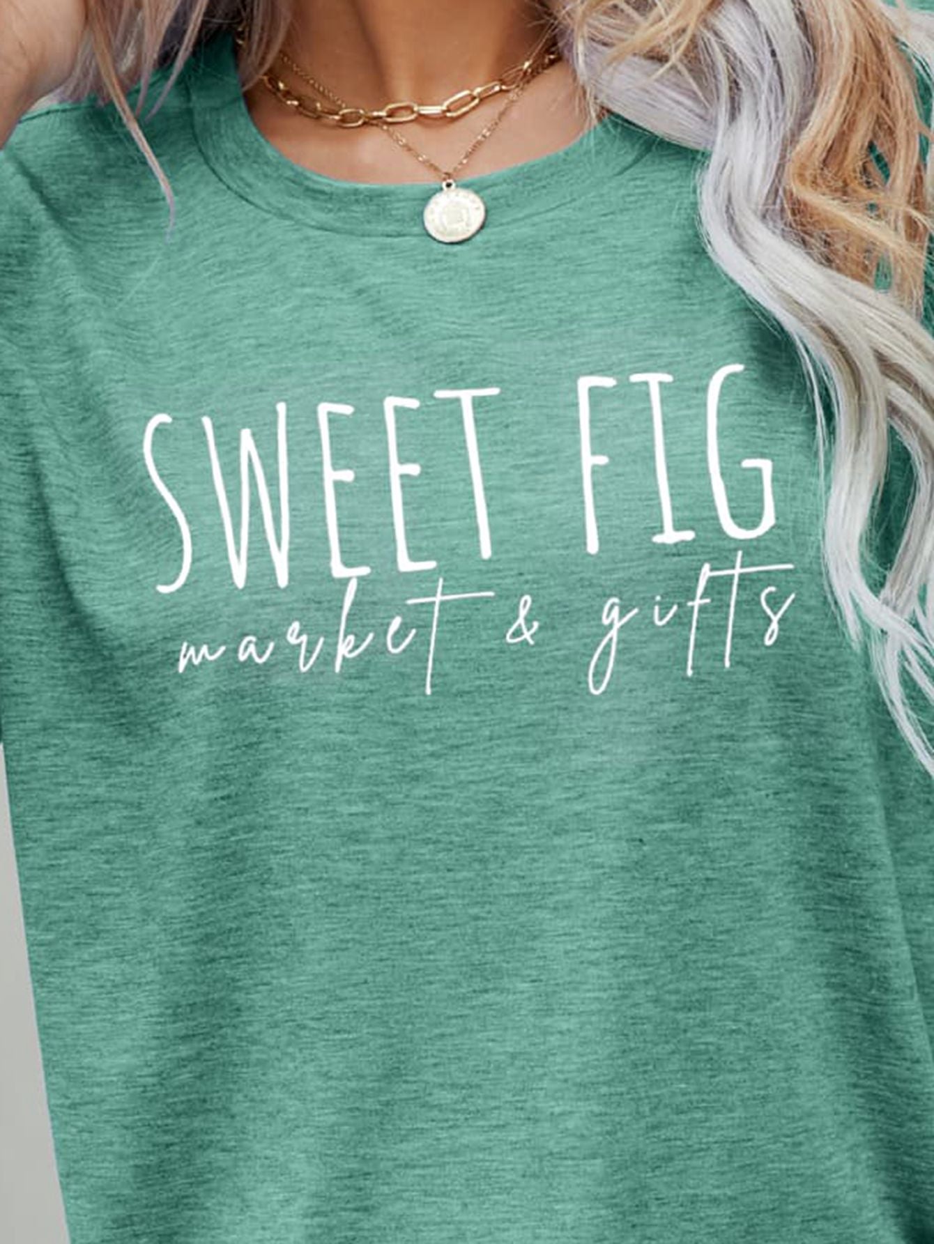 SWEET FIG MARKET & GIFTS Graphic Tee BLUE ZONE PLANET