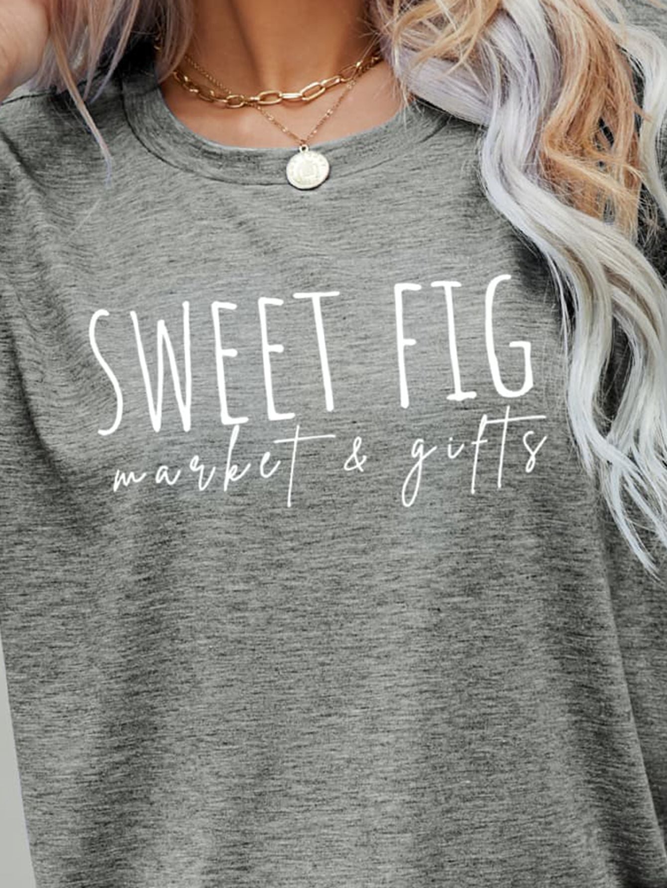 SWEET FIG MARKET & GIFTS Graphic Tee BLUE ZONE PLANET