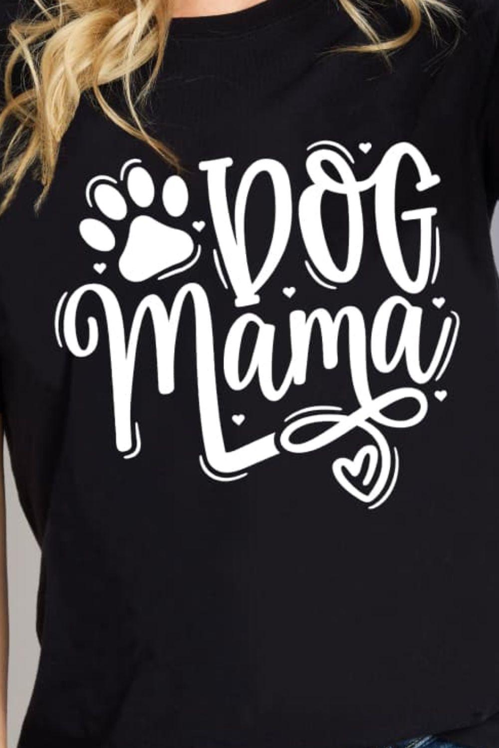 Simply Love DOG MAMA Graphic Cotton T-Shirt BLUE ZONE PLANET