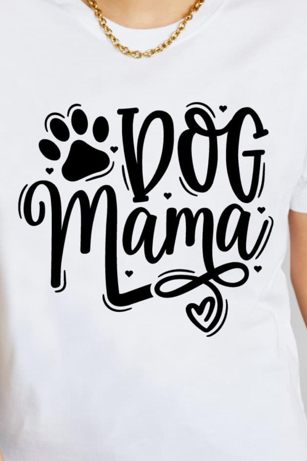 Simply Love DOG MAMA Graphic Cotton T-Shirt BLUE ZONE PLANET