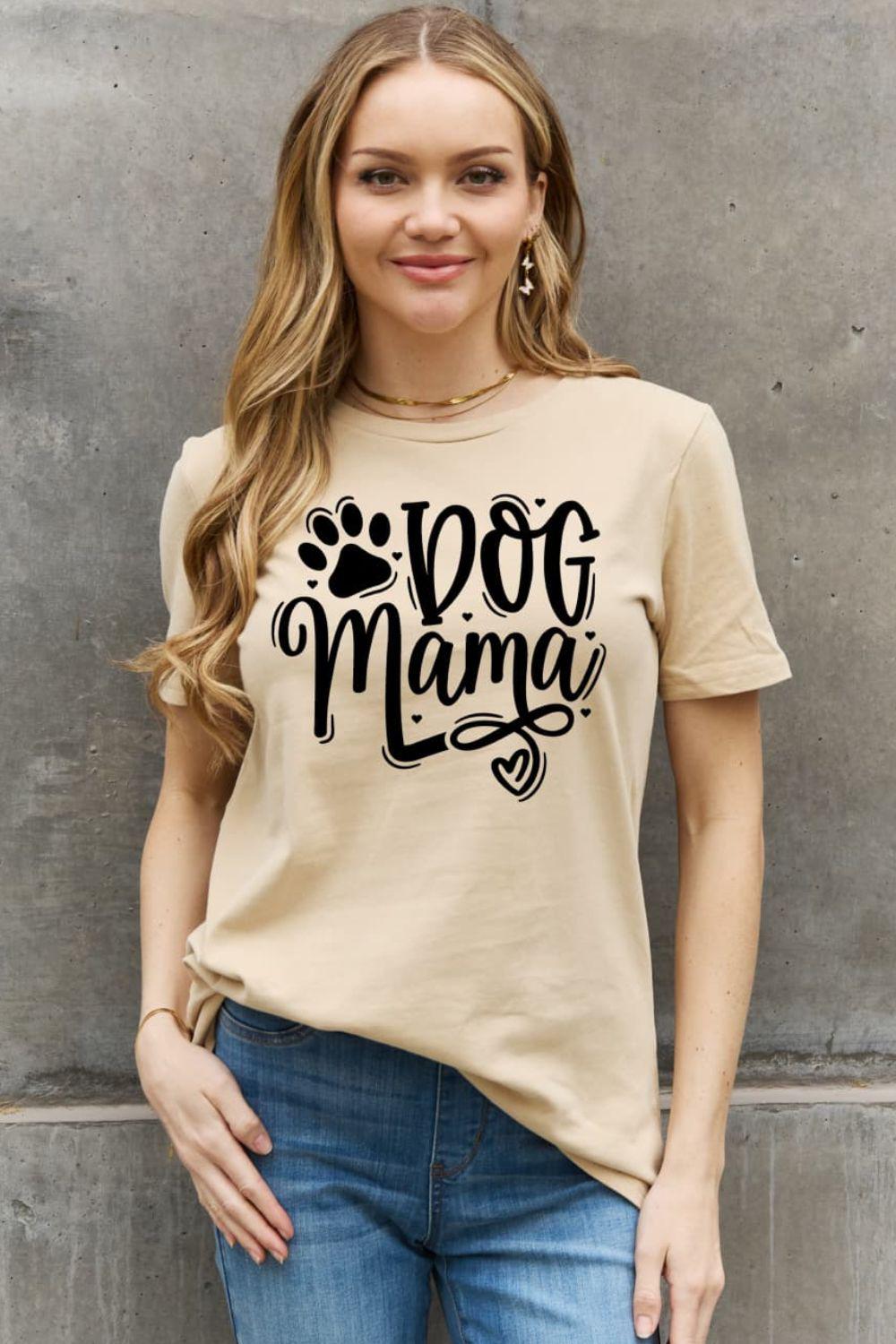 Simply Love DOG MAMA Graphic Cotton T-Shirt BLUE ZONE PLANET