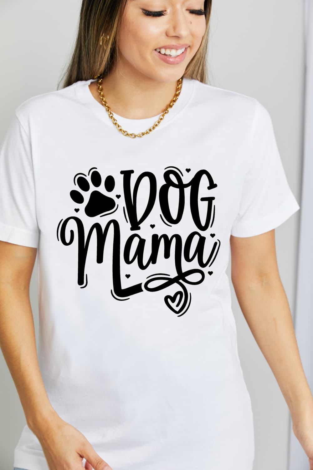 Simply Love DOG MAMA Graphic Cotton T-Shirt BLUE ZONE PLANET