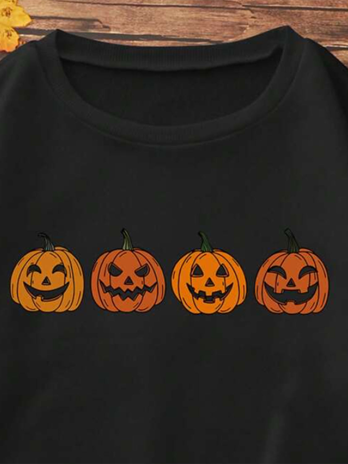 Simply Love Full Size Jack-O'-Lantern Graphic T-Shirt BLUE ZONE PLANET