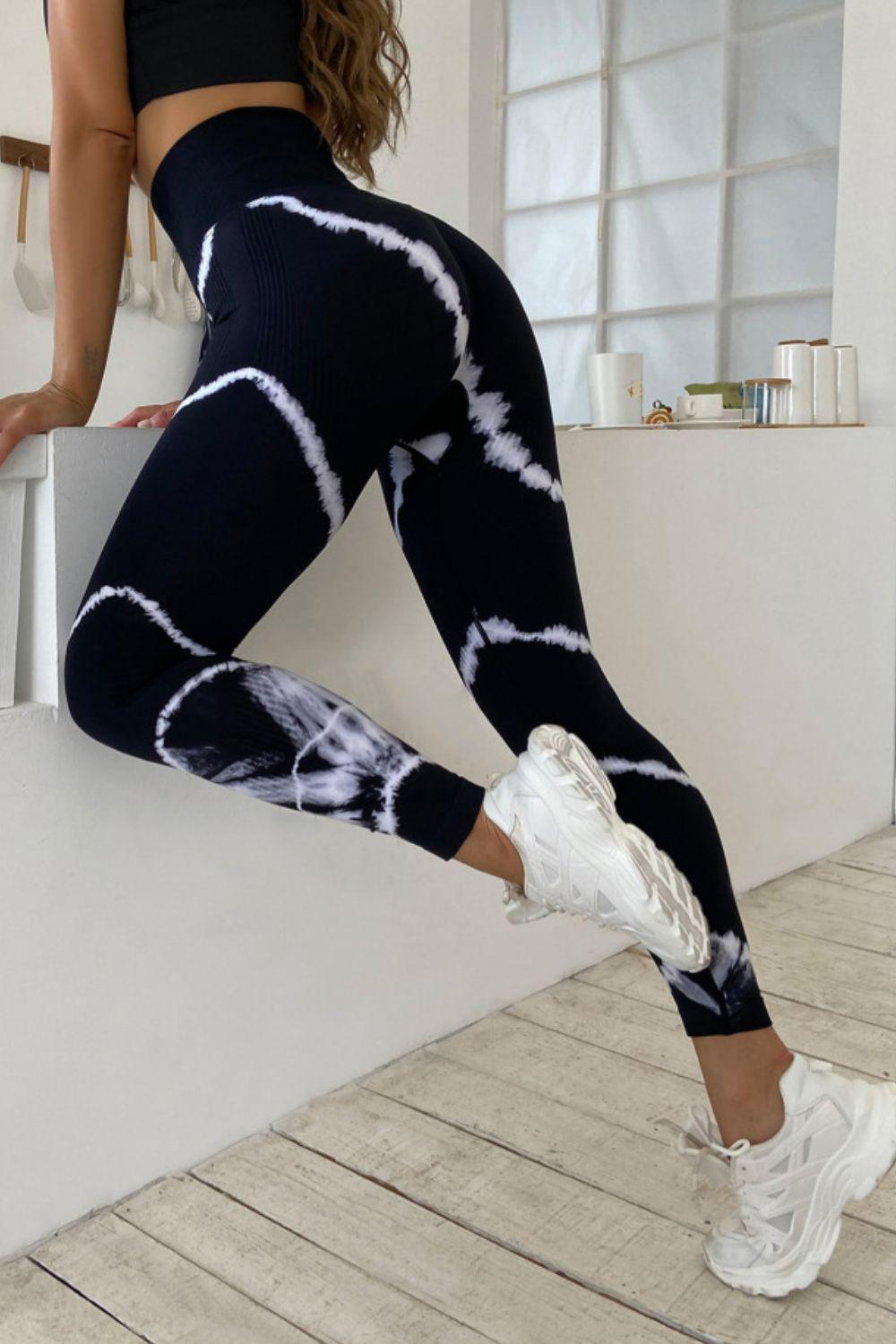 Slim Fit High Waist Long Active Pants BLUE ZONE PLANET