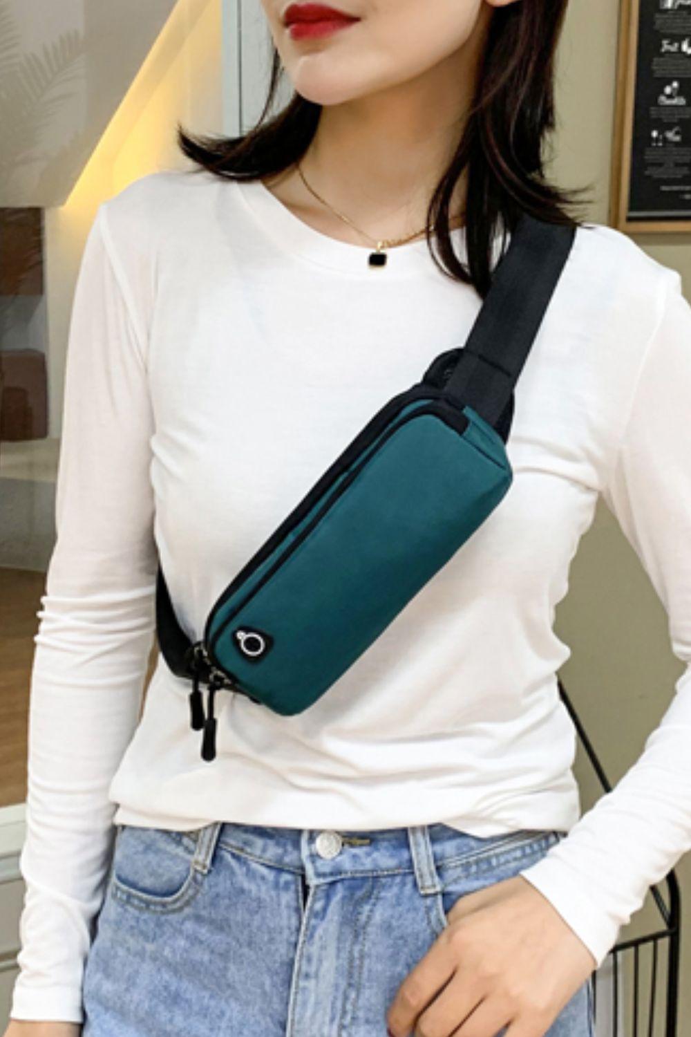 Small Polyester Sling Bag BLUE ZONE PLANET