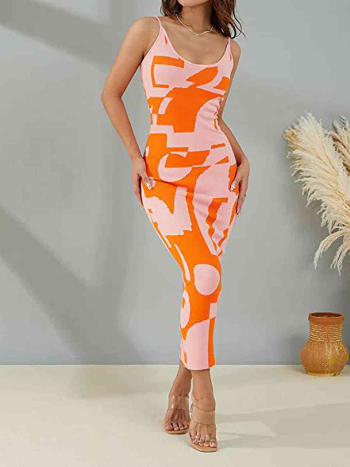 Wholesale MOQ6 Spaghetti Strap Maxi Sweater Dress Wholesale MOQ6 Spaghetti Strap Maxi Sweater Dress