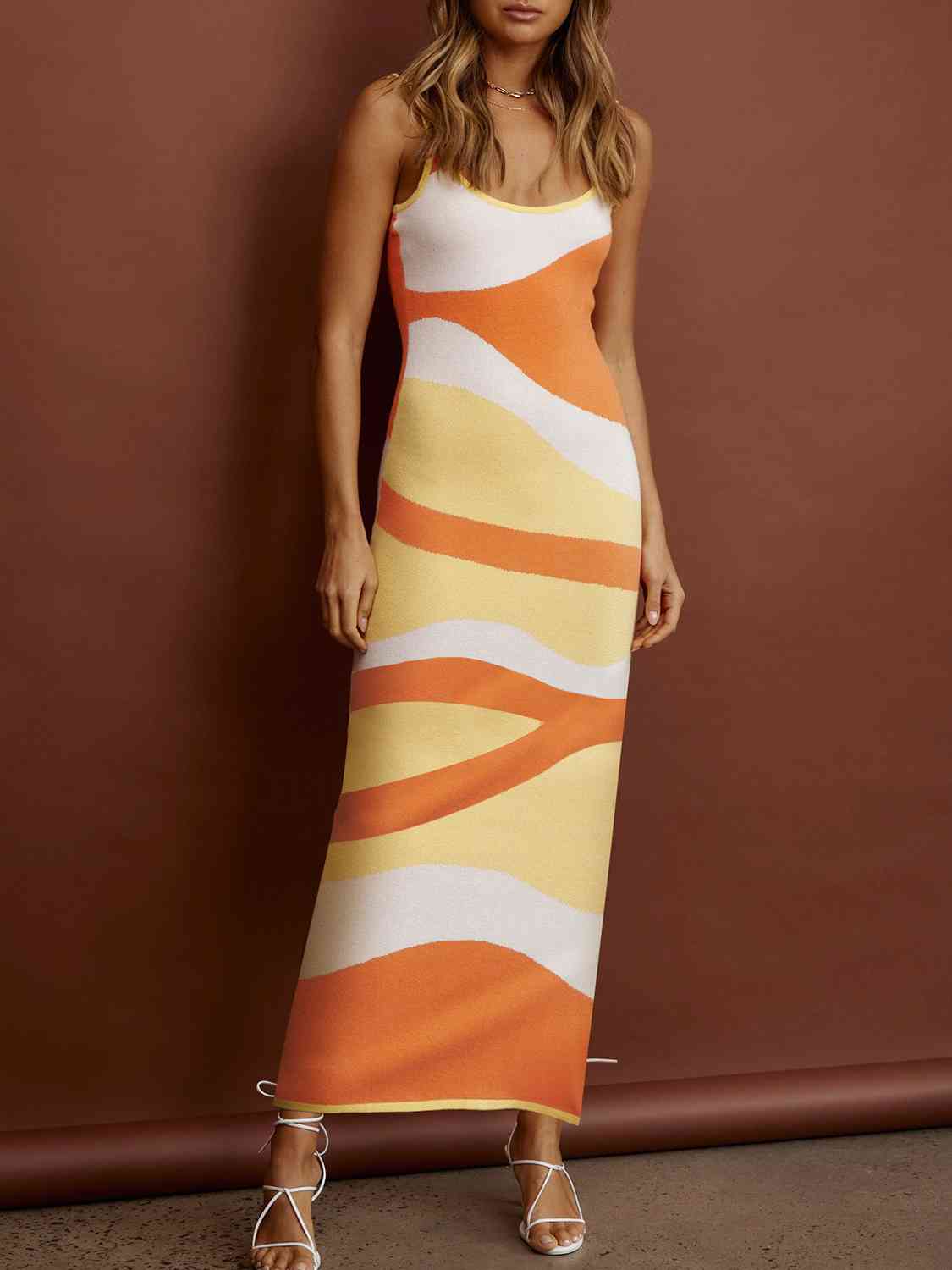 Spaghetti Strap Maxi Sweater Dress Spaghetti Strap Maxi Sweater Dress