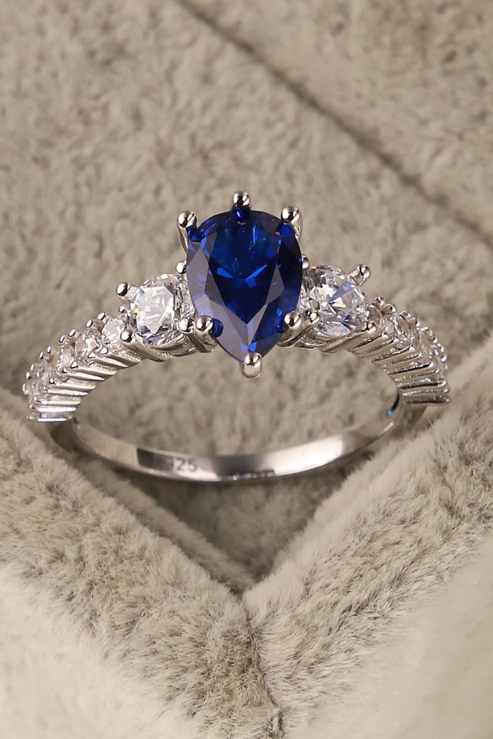 Spinel Pear Shape Ring BLUE ZONE PLANET