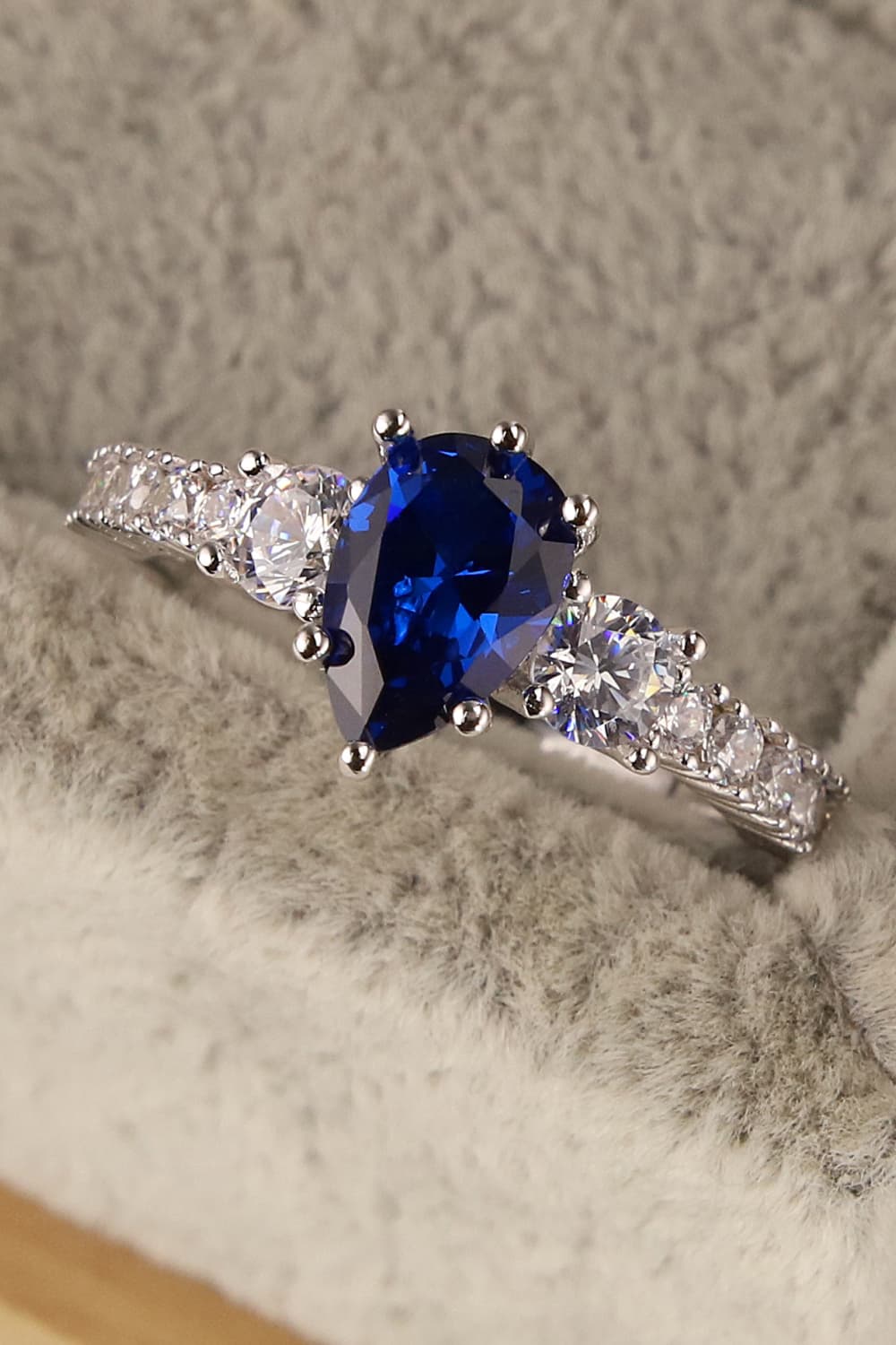 Spinel Pear Shape Ring BLUE ZONE PLANET