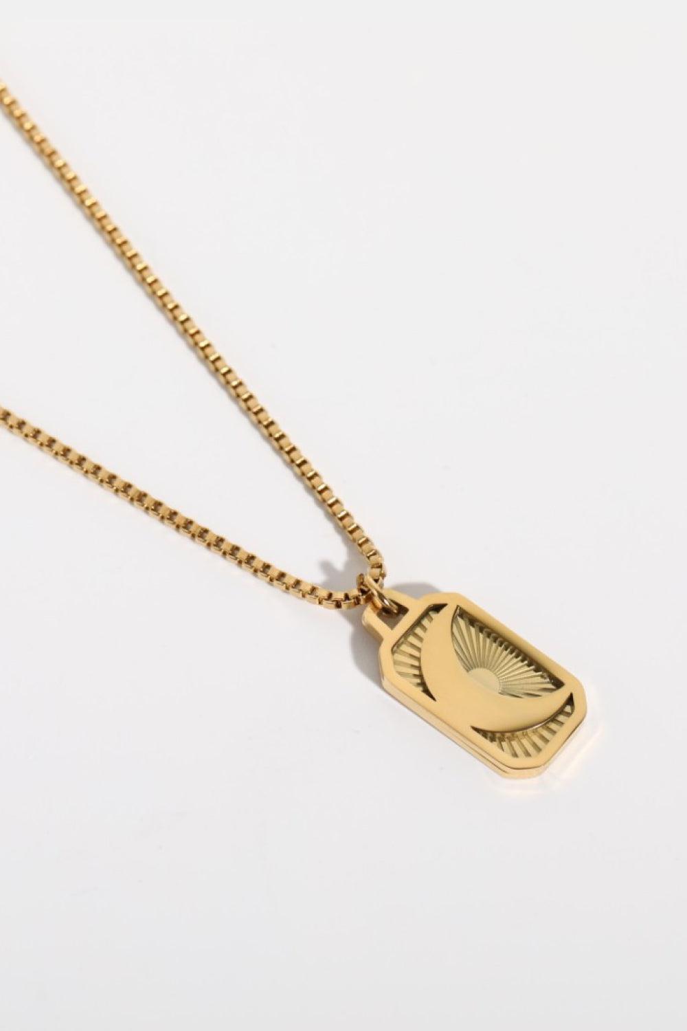 Stainless Steel 18K Gold-Plated Necklace BLUE ZONE PLANET
