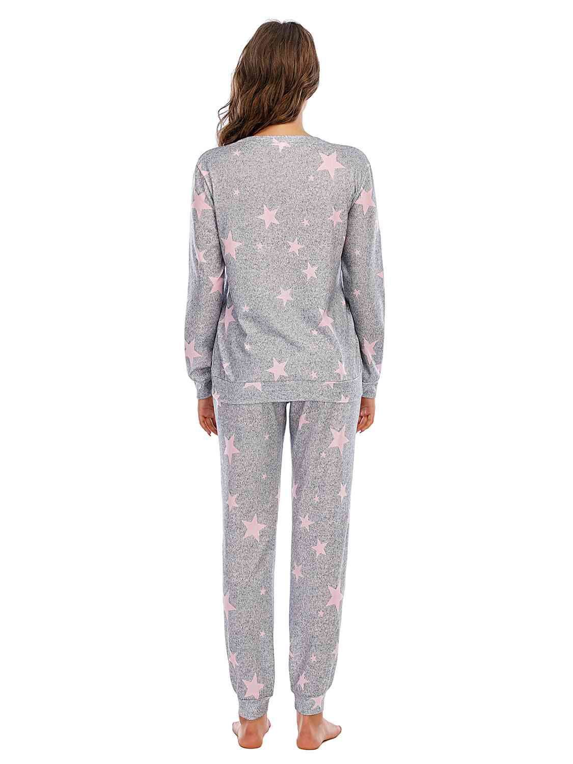 Star Top and Pants Lounge Set BLUE ZONE PLANET