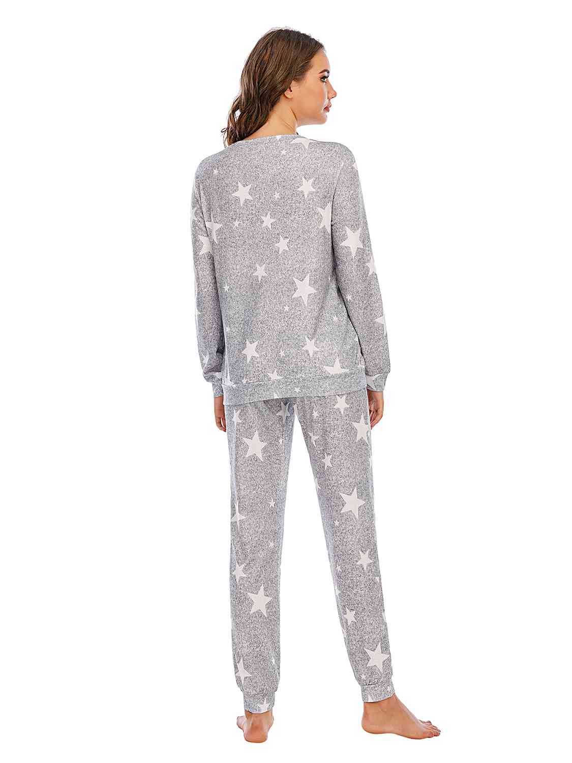 Star Top and Pants Lounge Set BLUE ZONE PLANET