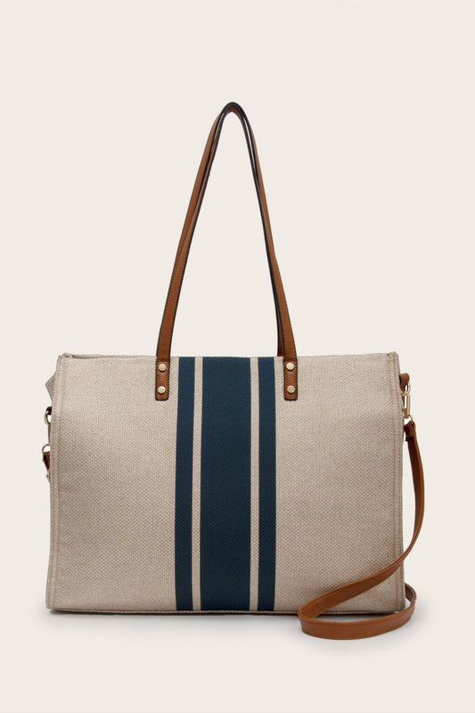 Striped Tote Bag BLUE ZONE PLANET